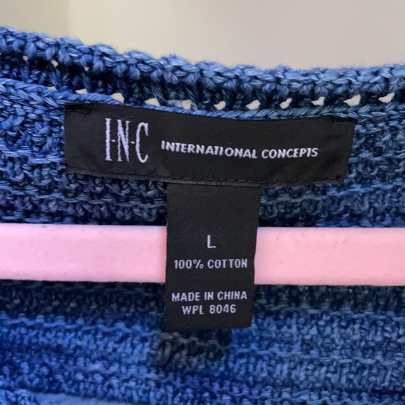 Denim and chambray shirt NWT INC size L - Picture 2 of 4